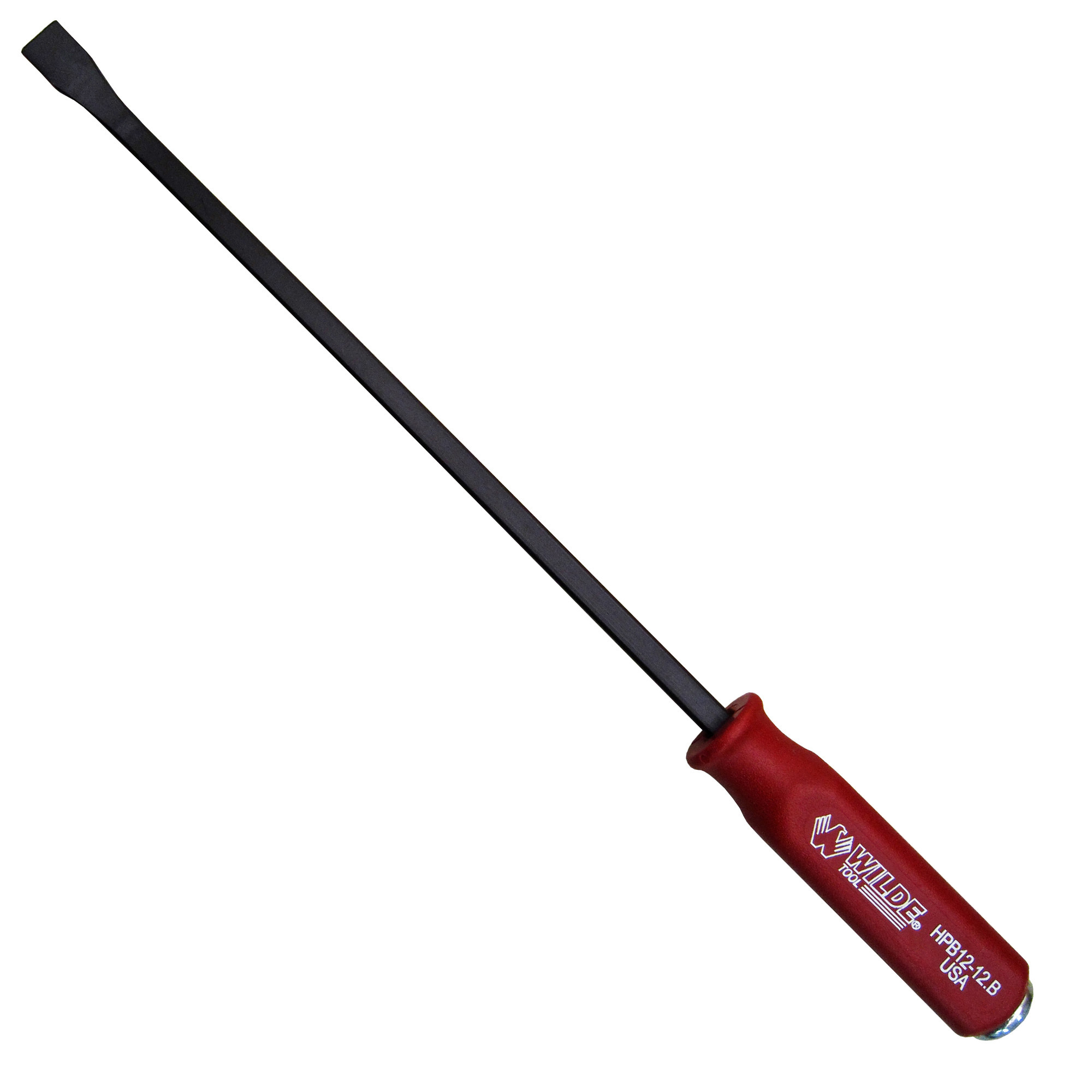 Wilde Tool 17" Hard Cap Pry Bar w/Handle, Model # HPB12-12.B/HT HC